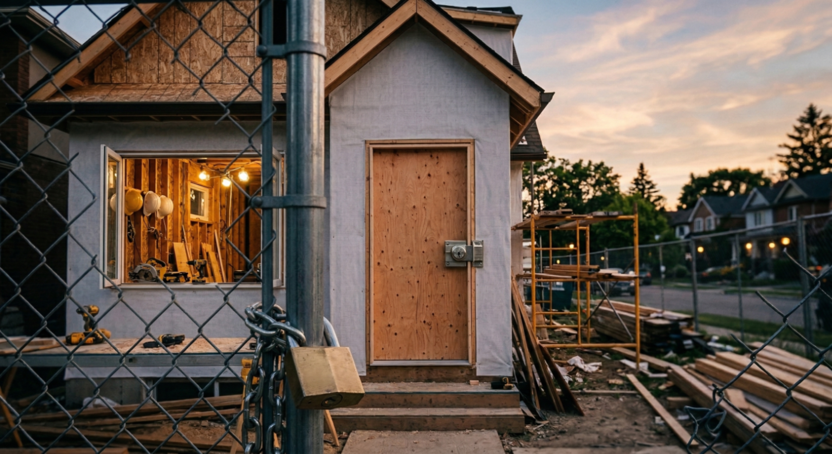 How to secure a home under construction or renovation - professional locksmith security tips
