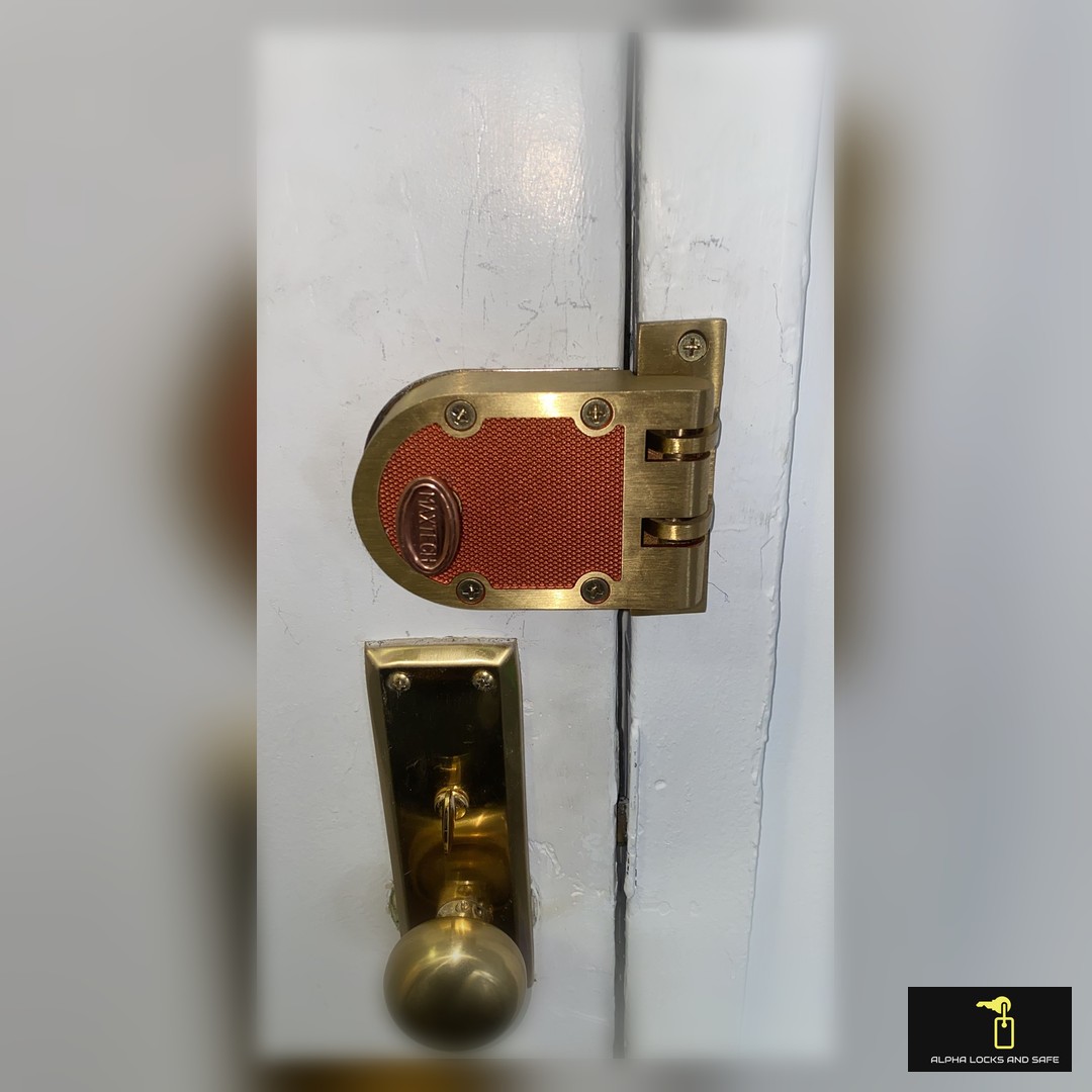 High-Security Lock Installation by Alpha Locks and Safe